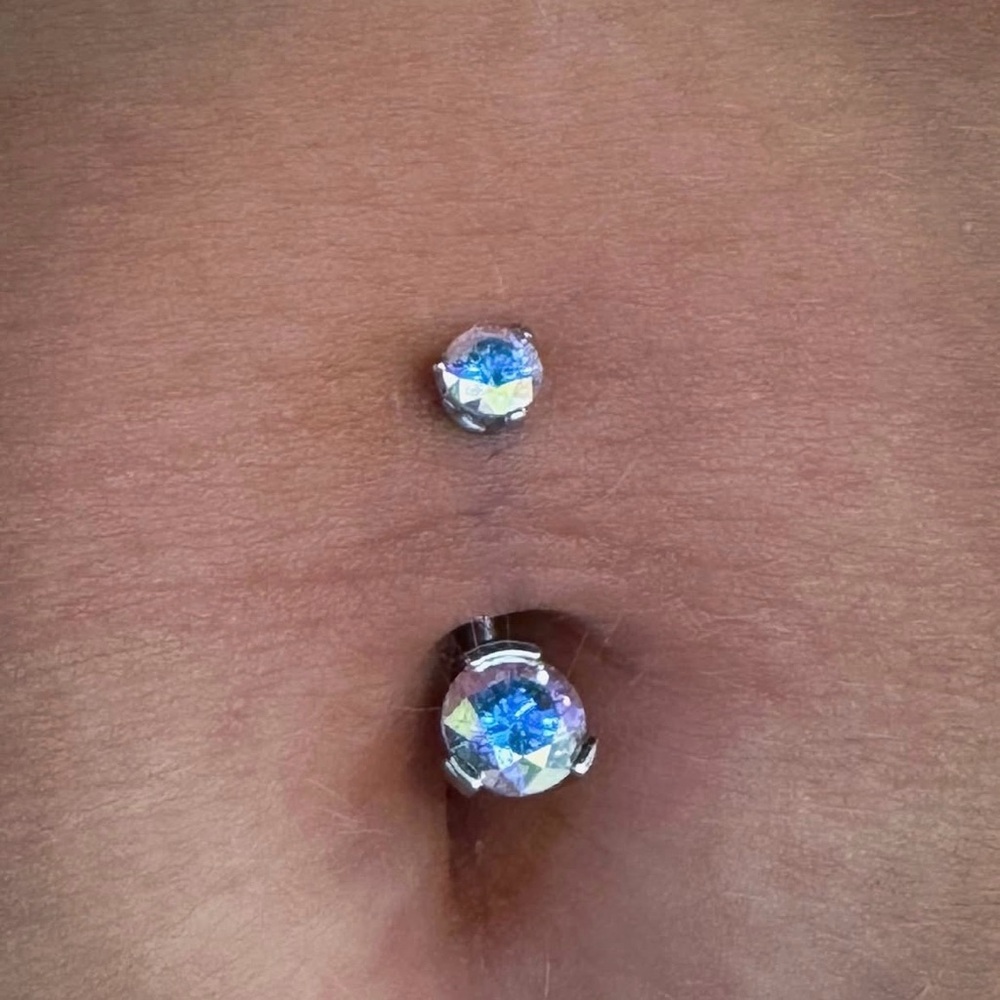 Industrial Strength Navel Curve w/ Dark “Ruby” - Picture 5 of 5